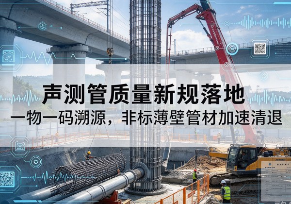 台州声测管质量新规落地，一物一码溯源，非标薄壁管材加速清退