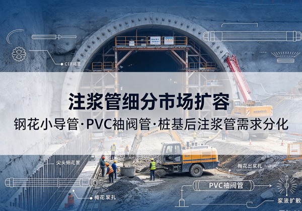 台州注浆管细分市场扩容，隧道钢花小导管、PVC 袖阀管、桩基后注浆管需求分化